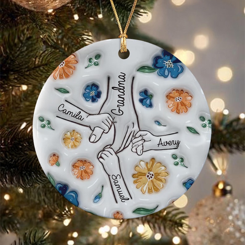 Grandma Christmas Ornament from Grandkids