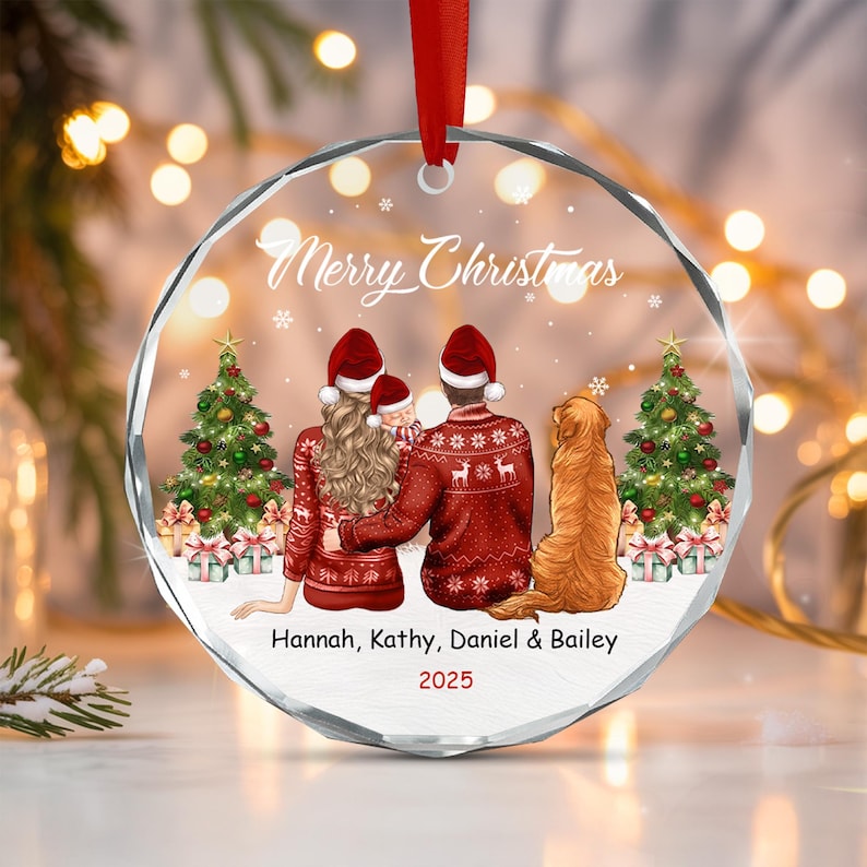 Family Baby's First Christmas Ornament