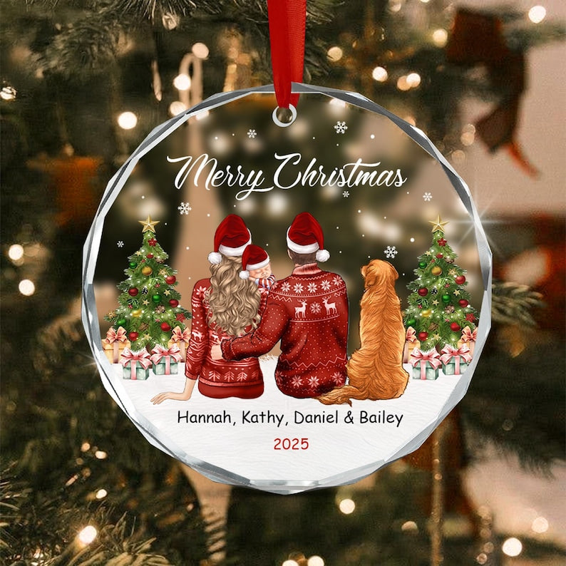 Family Baby's First Christmas Ornament