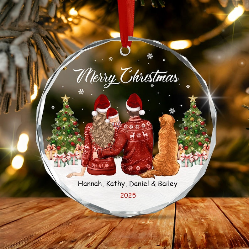 Family Baby's First Christmas Ornament