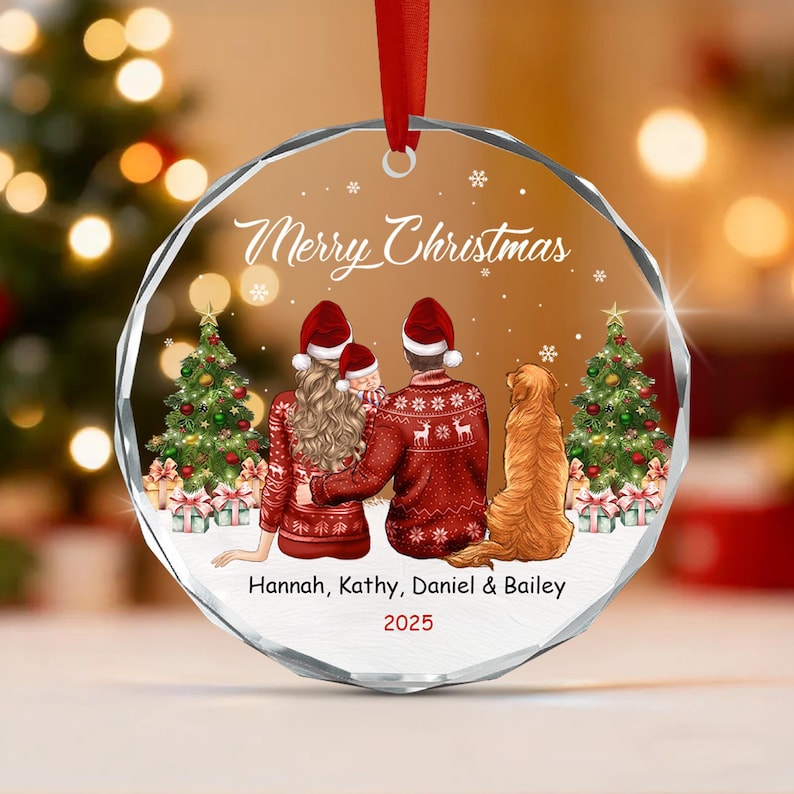 Family Baby's First Christmas Ornament