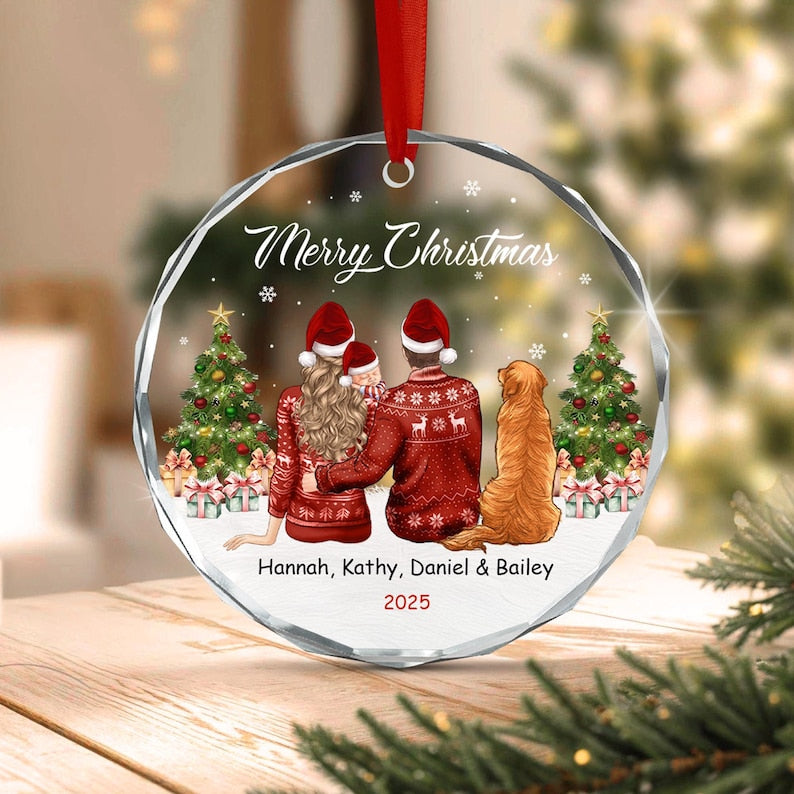 Family Baby's First Christmas Ornament