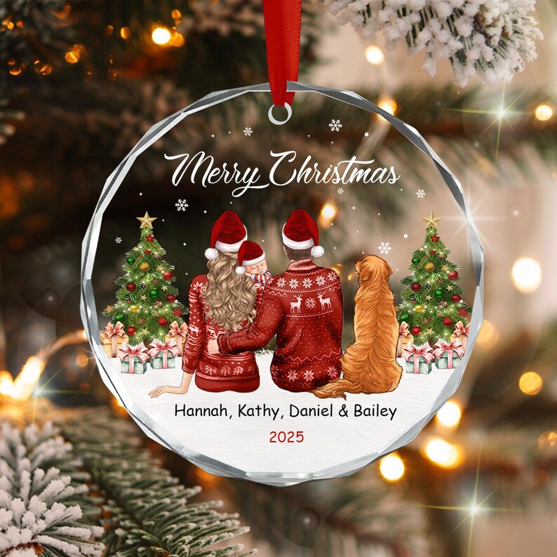 Family Baby's First Christmas Ornament