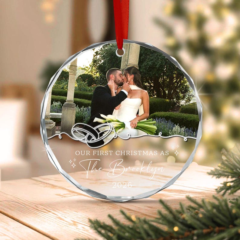 Our First Married Christmas Ornament 2026