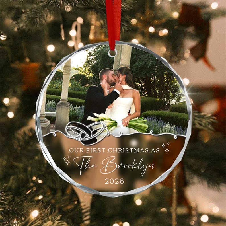 Our First Married Christmas Ornament 2026