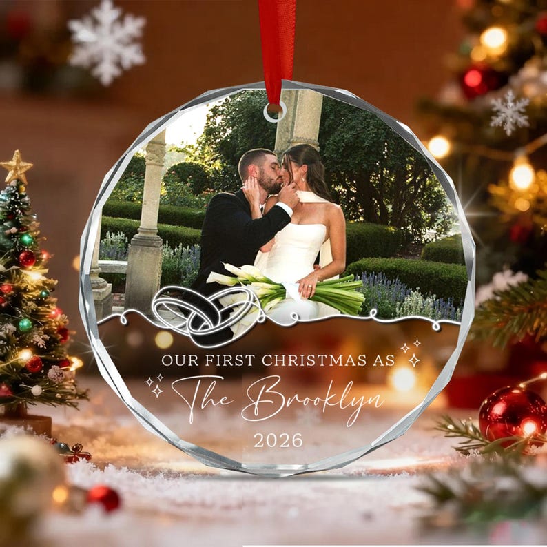 Our First Married Christmas Ornament 2026