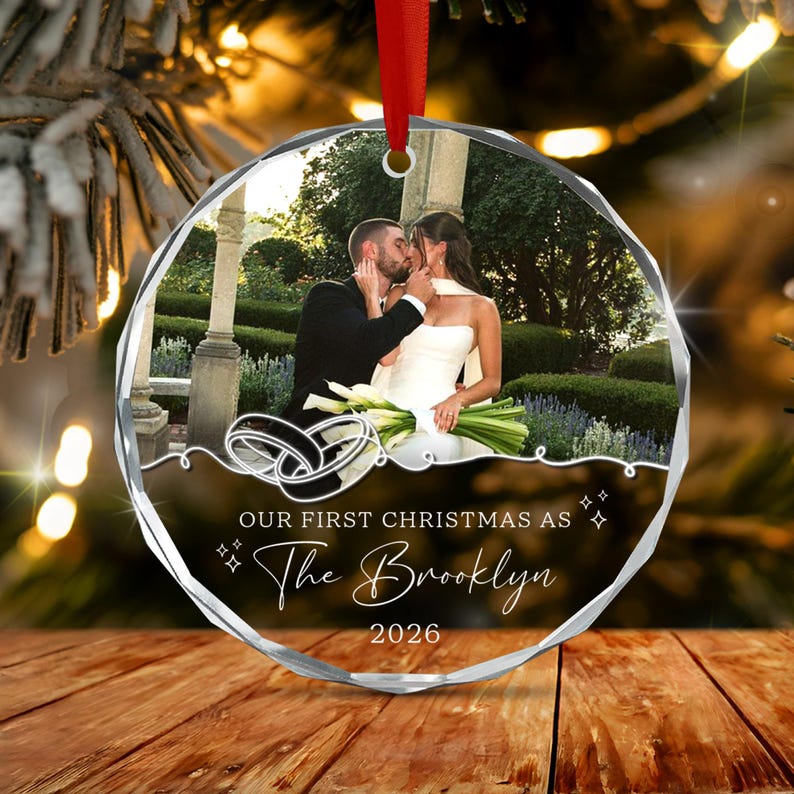 Our First Married Christmas Ornament 2026