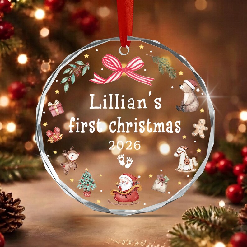 New Baby Girl Christmas Ornament 2026