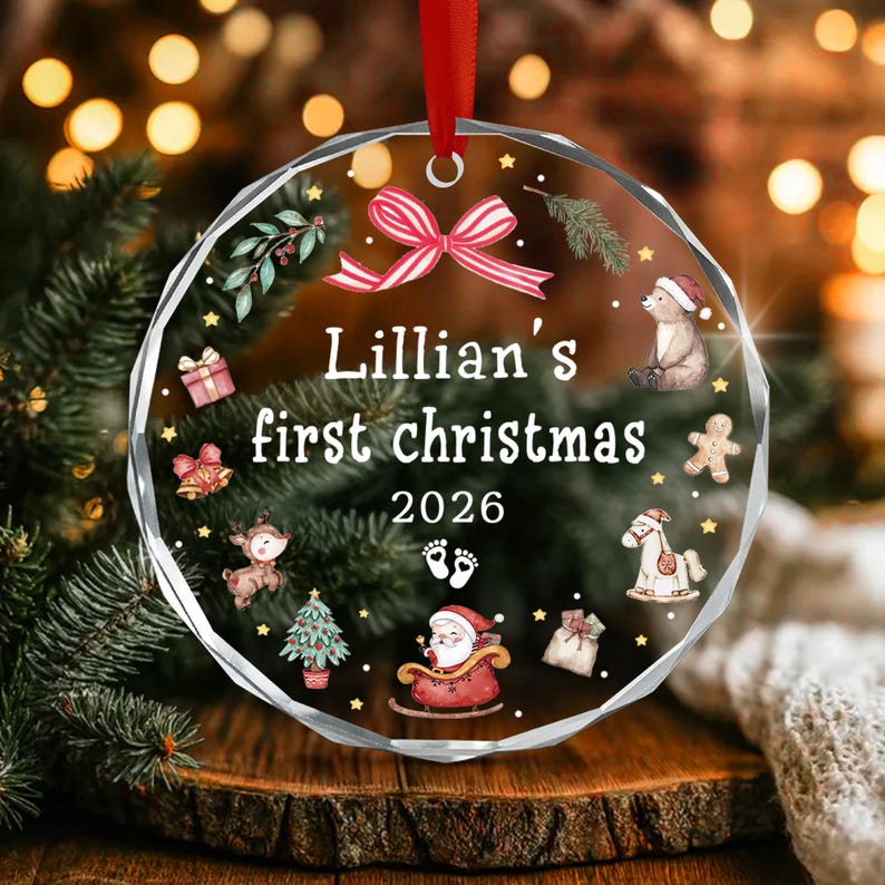 New Baby Girl Christmas Ornament 2026