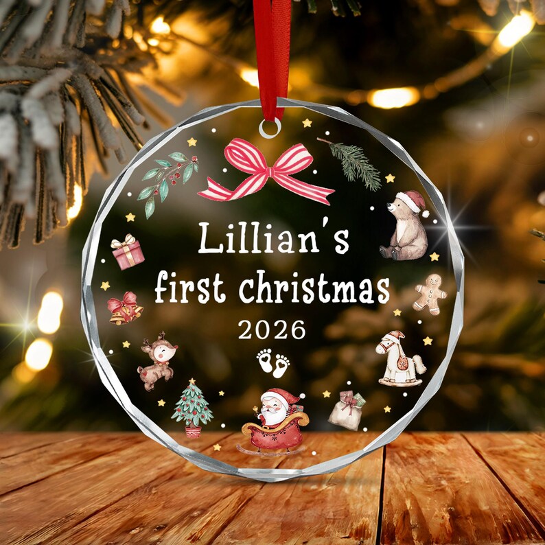 New Baby Girl Christmas Ornament 2026