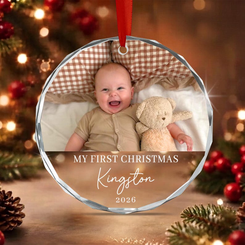 Newborn Picture Christmas Gift Ornament 2026