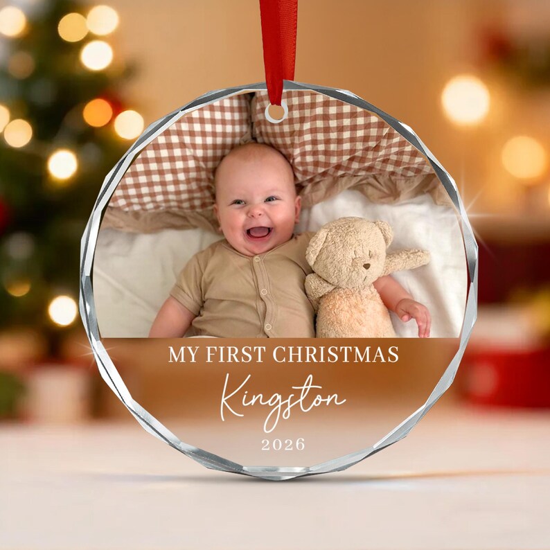 Newborn Picture Christmas Gift Ornament 2026