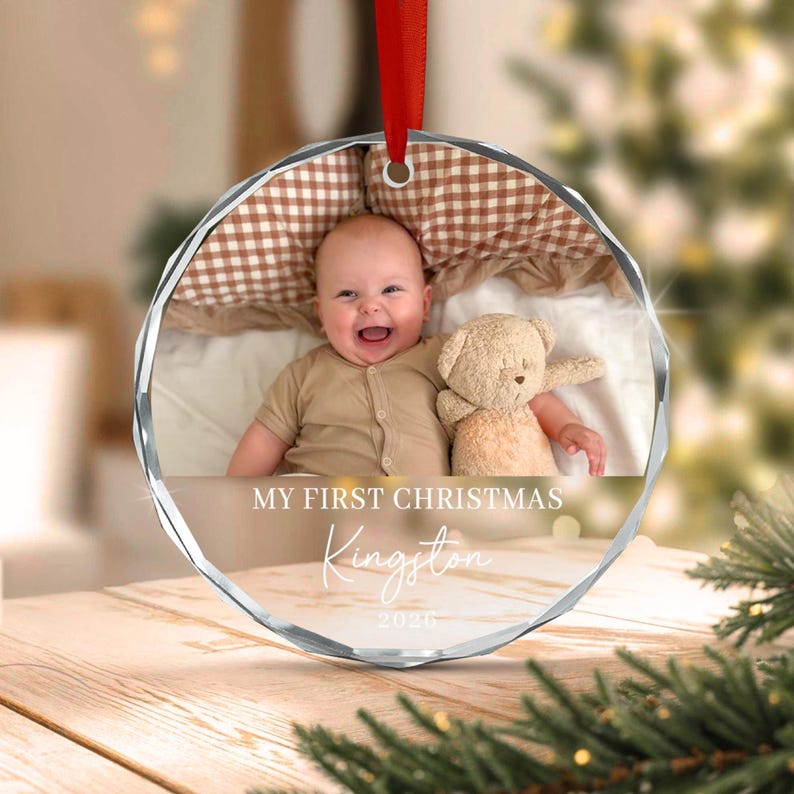 Newborn Picture Christmas Gift Ornament 2026