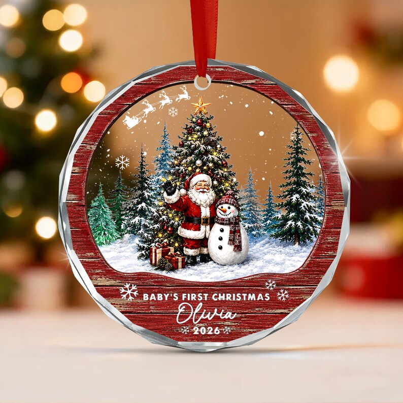 Newborn Baby First Christmas Gift Ornament