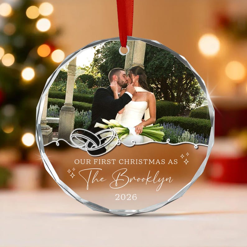 Our First Married Christmas Ornament 2026