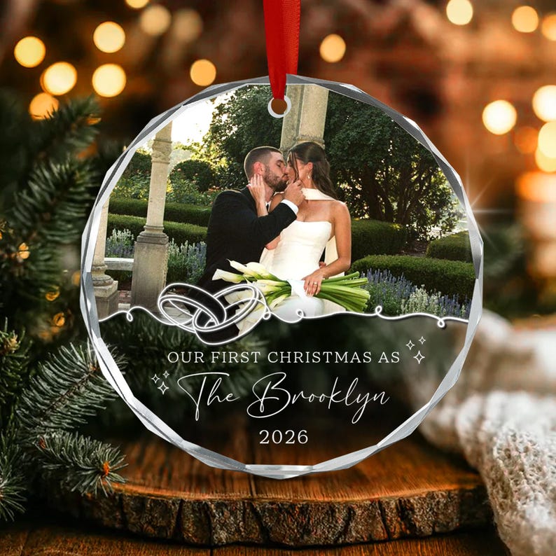 Our First Married Christmas Ornament 2026