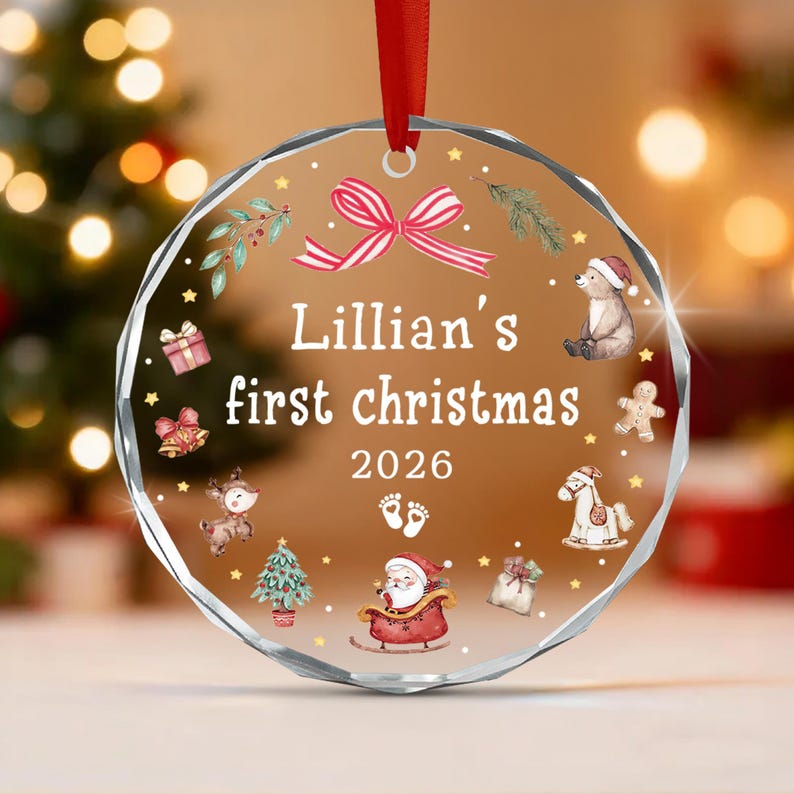New Baby Girl Christmas Ornament 2026