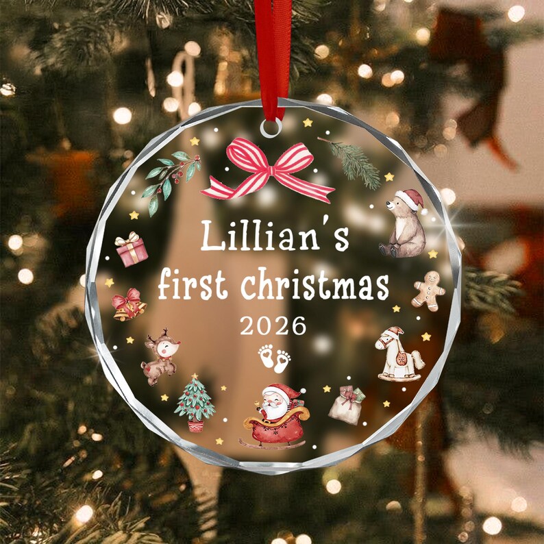 New Baby Girl Christmas Ornament 2026