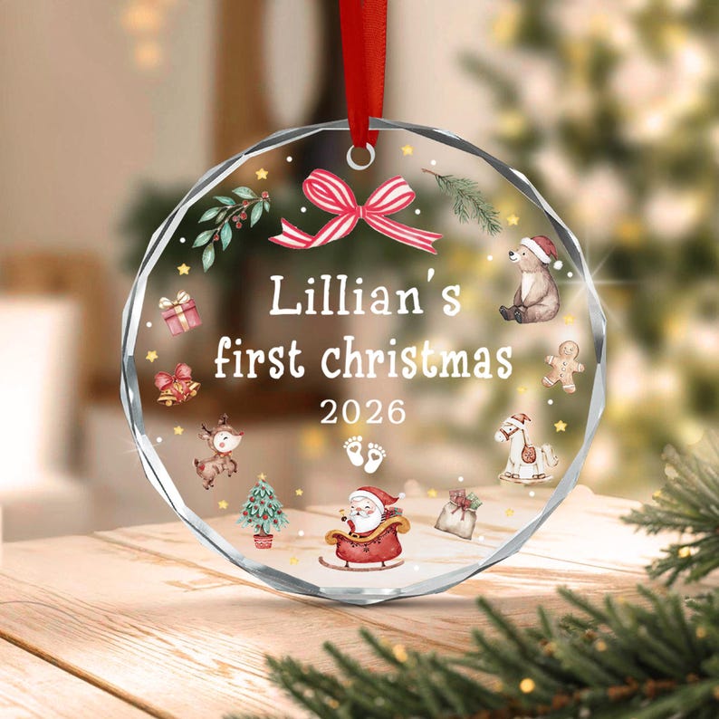 New Baby Girl Christmas Ornament 2026
