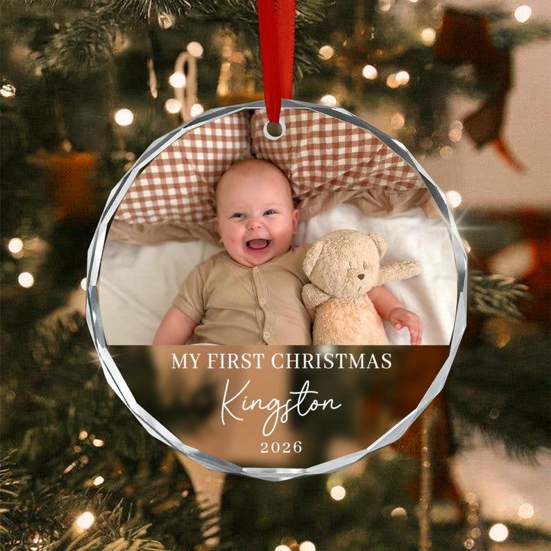 Newborn Picture Christmas Gift Ornament 2026