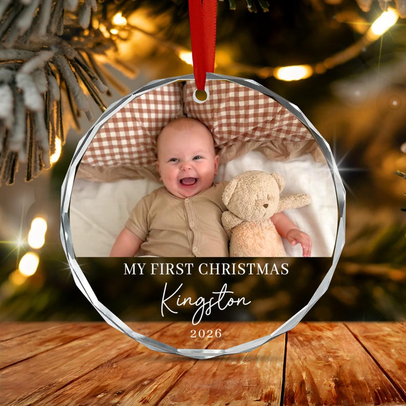Newborn Picture Christmas Gift Ornament 2026