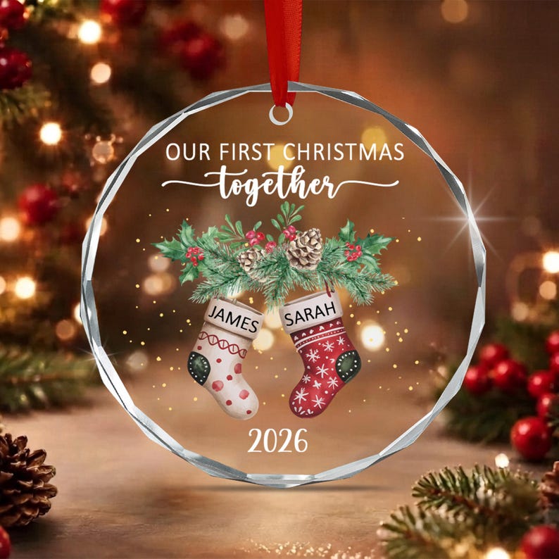 Couple First Christmas Together Ornament