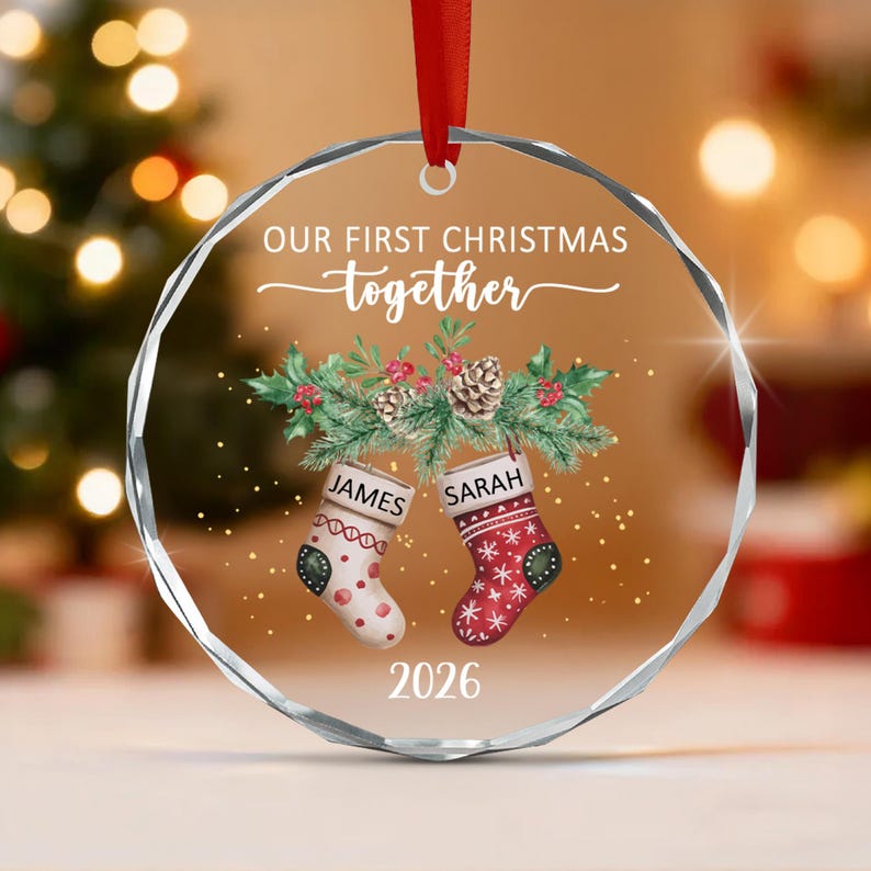 Couple First Christmas Together Ornament