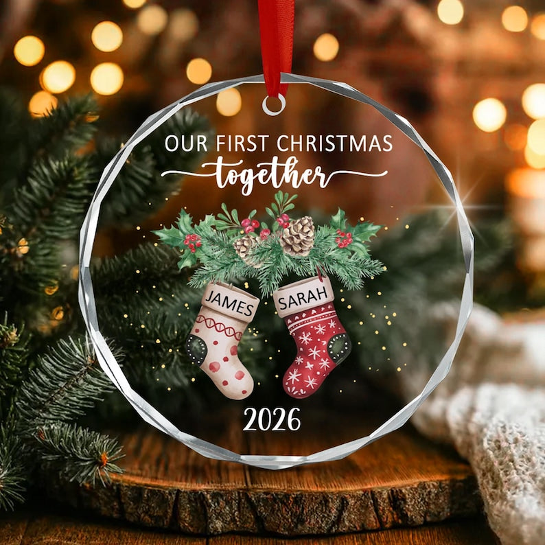 Couple First Christmas Together Ornament