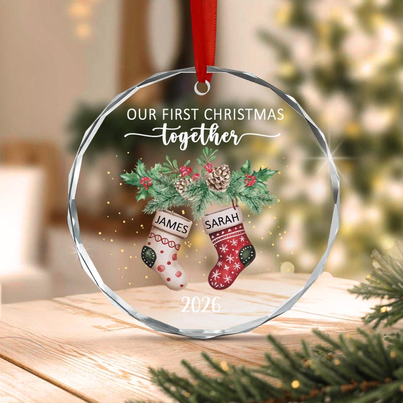 Couple First Christmas Together Ornament