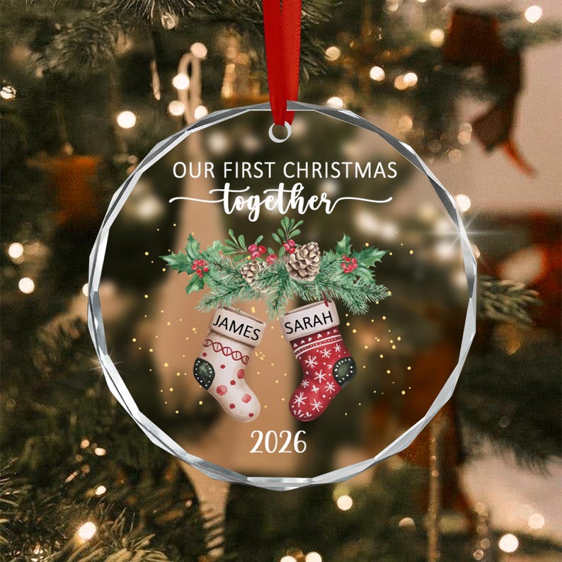 Couple First Christmas Together Ornament