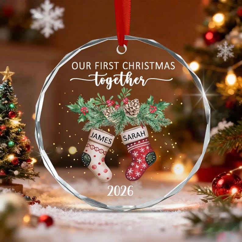 Couple First Christmas Together Ornament