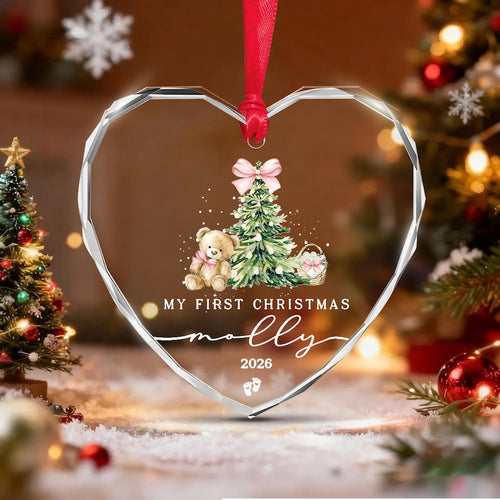 Baby Girl Name & Year Ornament 2026