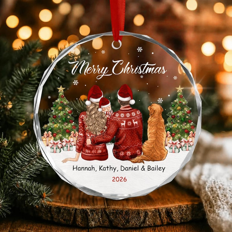 Family Baby's First Christmas Ornament