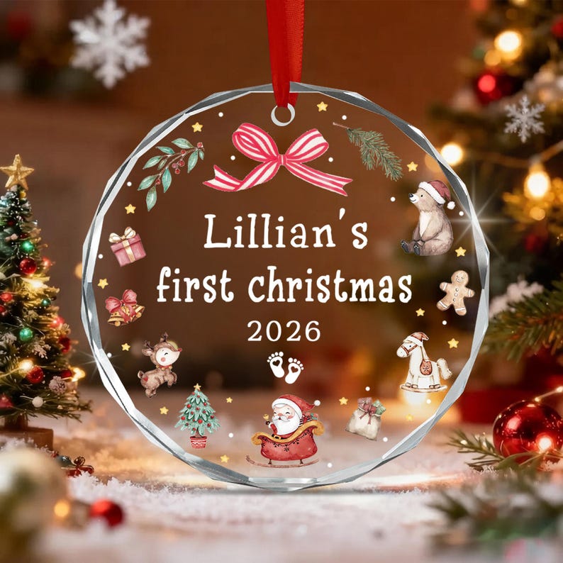 New Baby Girl Christmas Ornament 2026