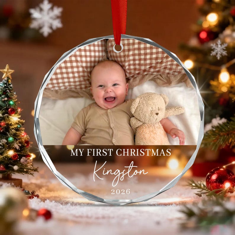 Newborn Picture Christmas Gift Ornament 2026