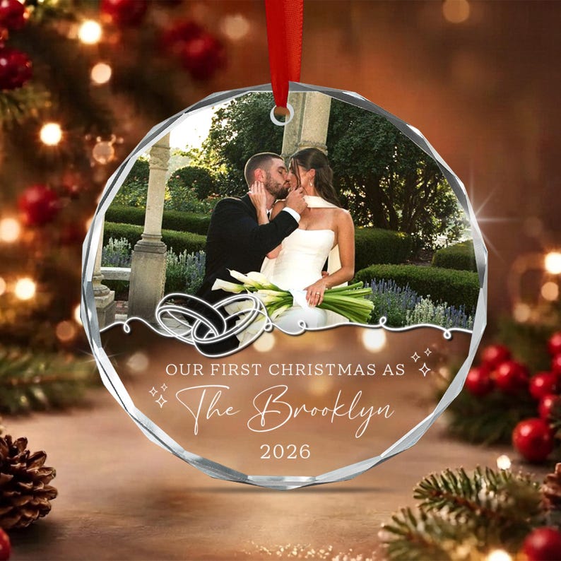 Our First Married Christmas Ornament 2026