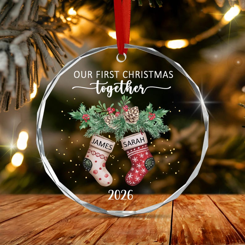 Couple First Christmas Together Ornament